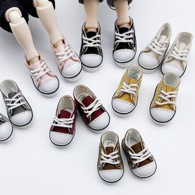 Gift Toys For 1/12 Dolls Clothes Accessories Fashion Sneakers Casual Wear Shoes Doll Canvas Shoes