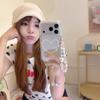 **Simple White Heart Line Design Phone Case for iPhone 15/14, Compatible with Apple 16, Round Edge, Suitable for iPhone 17 Pro Max**