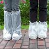 4pcs Disposable Rain Boot Covers - Durable, Slip-Resistant Shoe Protectors for Rainy Days, Keeps Feet Dry & Clean