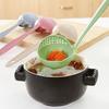 2-In-1 Long Handle Soup Ladle with Strainer Soup Spoon Essential Kitchen