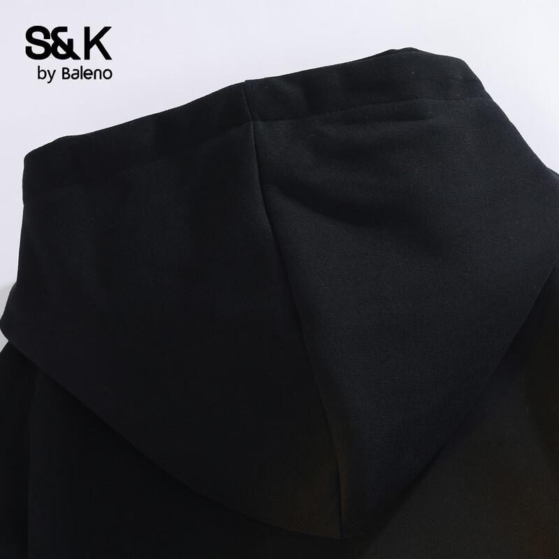 Baleno Men's S&K Series Solid Hooded Sweatshirt