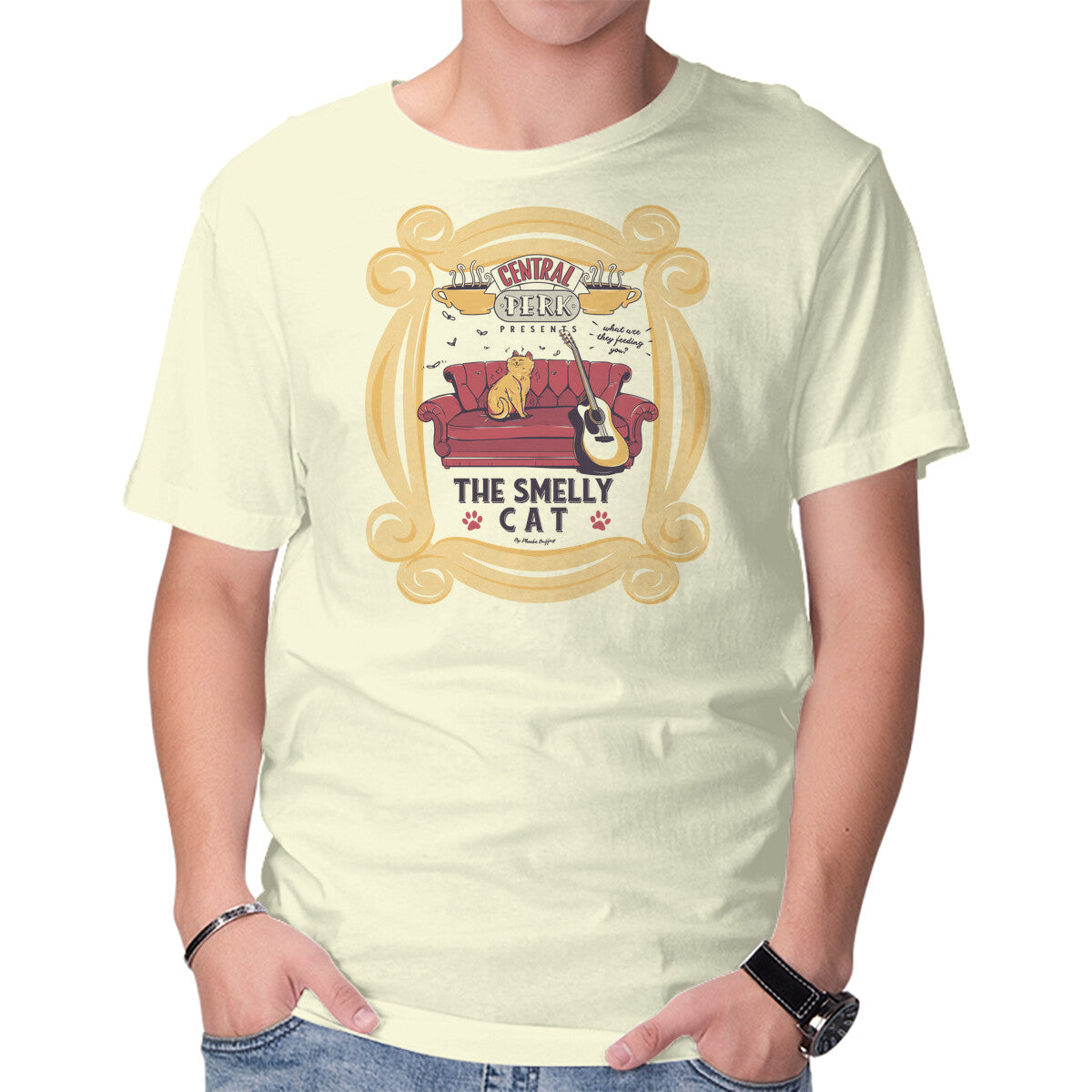 Unisex Crew Neck T-Shirt What Are They Feeding You Graphic Short Sleeve Casual Tee S