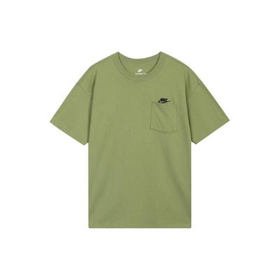 T Shirts Men's Green Crew Neck Moderate Straight Fit DQ9296-334