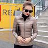 Female Warm Down Jacket Women's Light Down Jacket Short Slim Stand Collar Coat