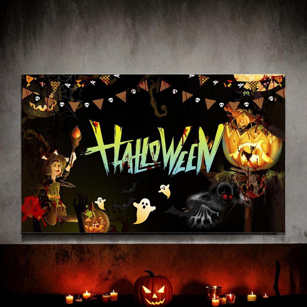 Banner de Cenário para Fotografia de Halloween Cena Assustadora Suprimentos Decoração Assustadora
