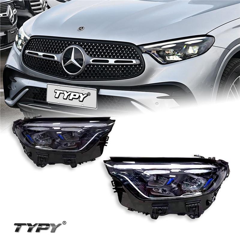Mercedes-Benz GLC W254 LED Projector Headlight Assembly (23-25) - High-End Daytime Running Lights & Turn Signals