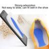 Heel Cup Silicone Insole Shoe Inserts Pad Shock Absorption Elastic Sport Shoe Cushion