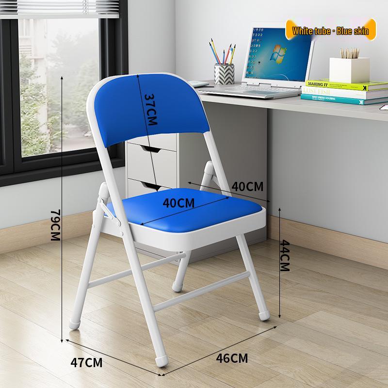 Modern Minimalist Folding Armchair with Backrest - Comfortable, Portable Chair for Dorms & Bedrooms