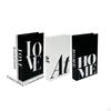 3x Decorative Fake Books DIY Cardboard Box Simple Foldable False Desktop Ornaments for Office