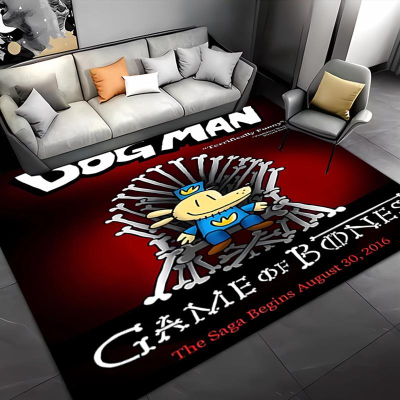 1pc Dog Man Entrance Mat, Non-Slip Mat Area Rug,Room Decor, Outdoor Decor, Kitchen Rug,Doormat - Machine Washable, Easy To Clean