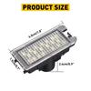 LED License Plate Lights For Lamps 2013- Fiat 500 Maserati Levante "BRIGHT"