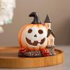 Halloween Pumpkin Decorations Resin Pumpkin Figurines Table Centerpieces for Outdoor Indoor Fairy Garden Decorations