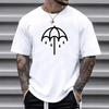 Umbrella Bring Me The Horizons Metal Washed Übergroßes T-Shirt Street Hip Hop 100% Baumwolle Unisex Unisex Kurzarm-T-Shirts Unisex