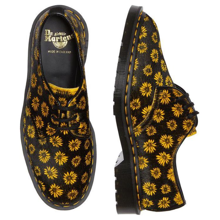 Dr. Martens Lace-Up Round Toe Low-Top Casual Shoes Unisex Sneakers Black 31497946