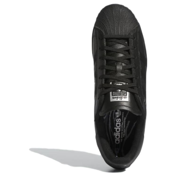 Unity X Adidas Superstar ADV Unity Through Skateboarding Unisex Sneakers Black Core-Black Silver-Metallic ID8723