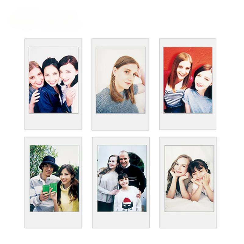 10/20 Sheets Fujifilm Instax Mini White Edge Films Photo Paper Films For Fujifilm Instant Mini 11 9 8 25 50s Fuji Camera Paper