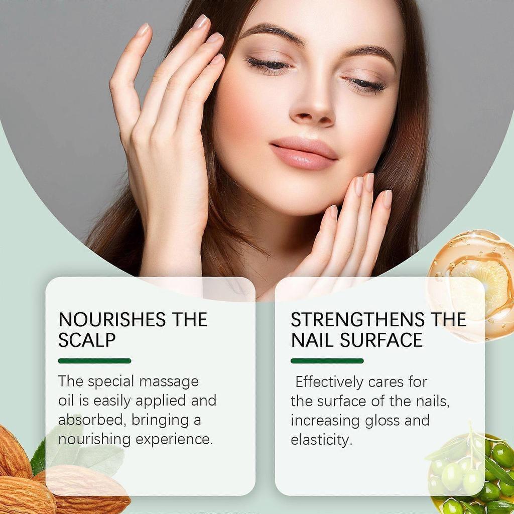 EELHOE Neem Oil Care Essential Oil, Nourishes Scalp Skin Care Neem Oil Massage Oil Nourishes Skin less