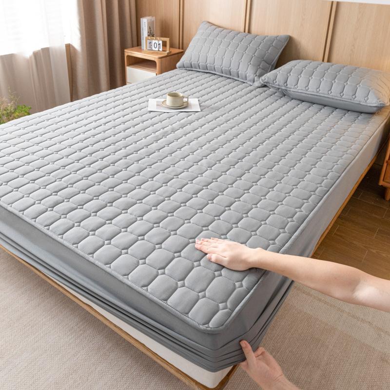 Customized Padded Mattress Three-piece Set Factory OEM Bed Cover All-inclusive Thickened Mattress Protective Cover