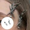 Trendy Punk Thorn Decors Hair Clip For Adult and Teens Hair Styling Pin Side Clip for Women Girl Streetwear Theme Party