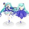 22cm Animation Anime Hatsune Miku Handmade Bauhinia Flower Hatsune Miku Handmade PVC Model Desktop Decoration Birthday Gift