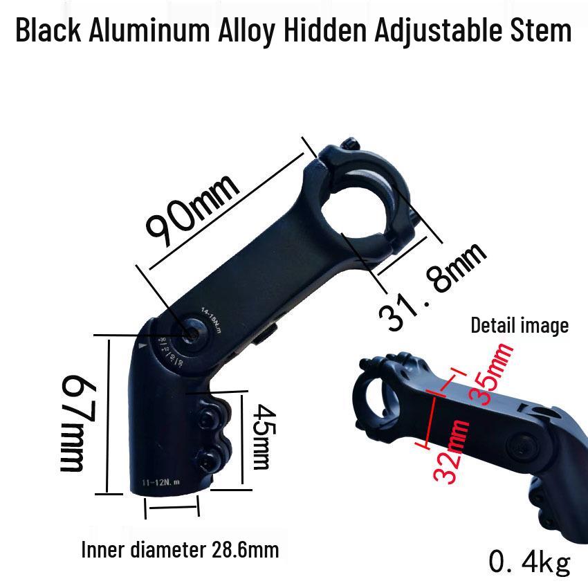 Aluminum Alloy Adjustable Stem Mountain Bike, Station Wagon 22.2/25.4/31.8
