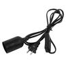 EU Plug1.8m 3m 5m Power Cord Cables E27 Lamp Base Holder With Switch Wire For Crawling pet Brooder Heating Spiral Light Socket