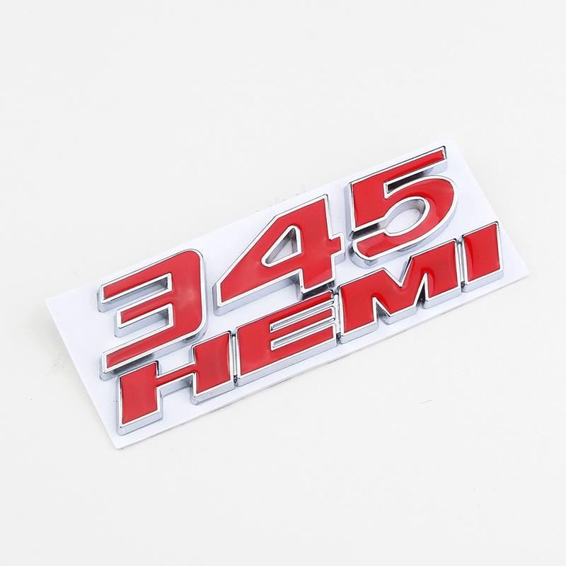345 HEMI modifiziertes Auto-Logo Beschriftung RAM 1500 2500 Pickup-Truck Logo Metall Autoaufkleber