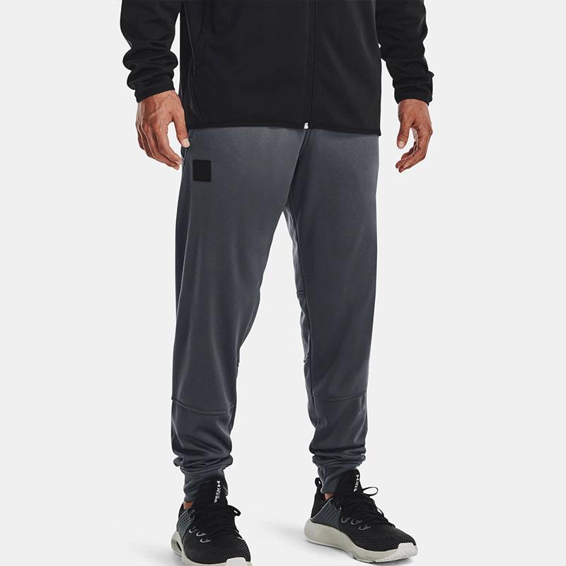 Under Armour Fleece Storm Pants Contrast Panel Water-Resistant Drawstring Joggers Men Bottoms Grey 1373855-012