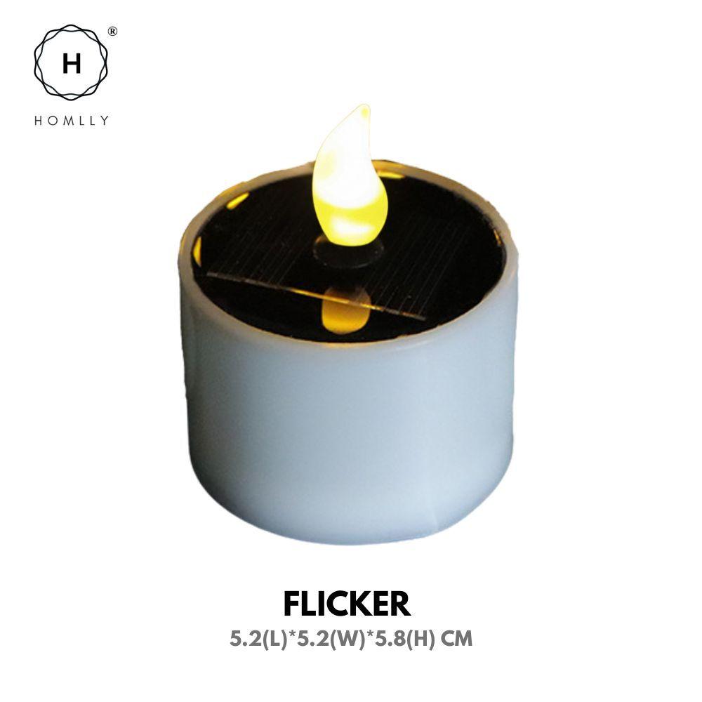 

Homlly Solar Candle Tea Light Waterproof (X6PCS) Flicker X6