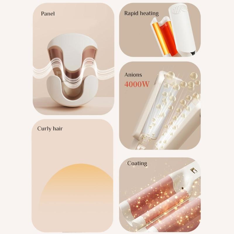 Fashion Hair Curler Hair Styling Machine 32mm Electric Hair Curler Electric Hair Curling Iron Suitable for Home Use