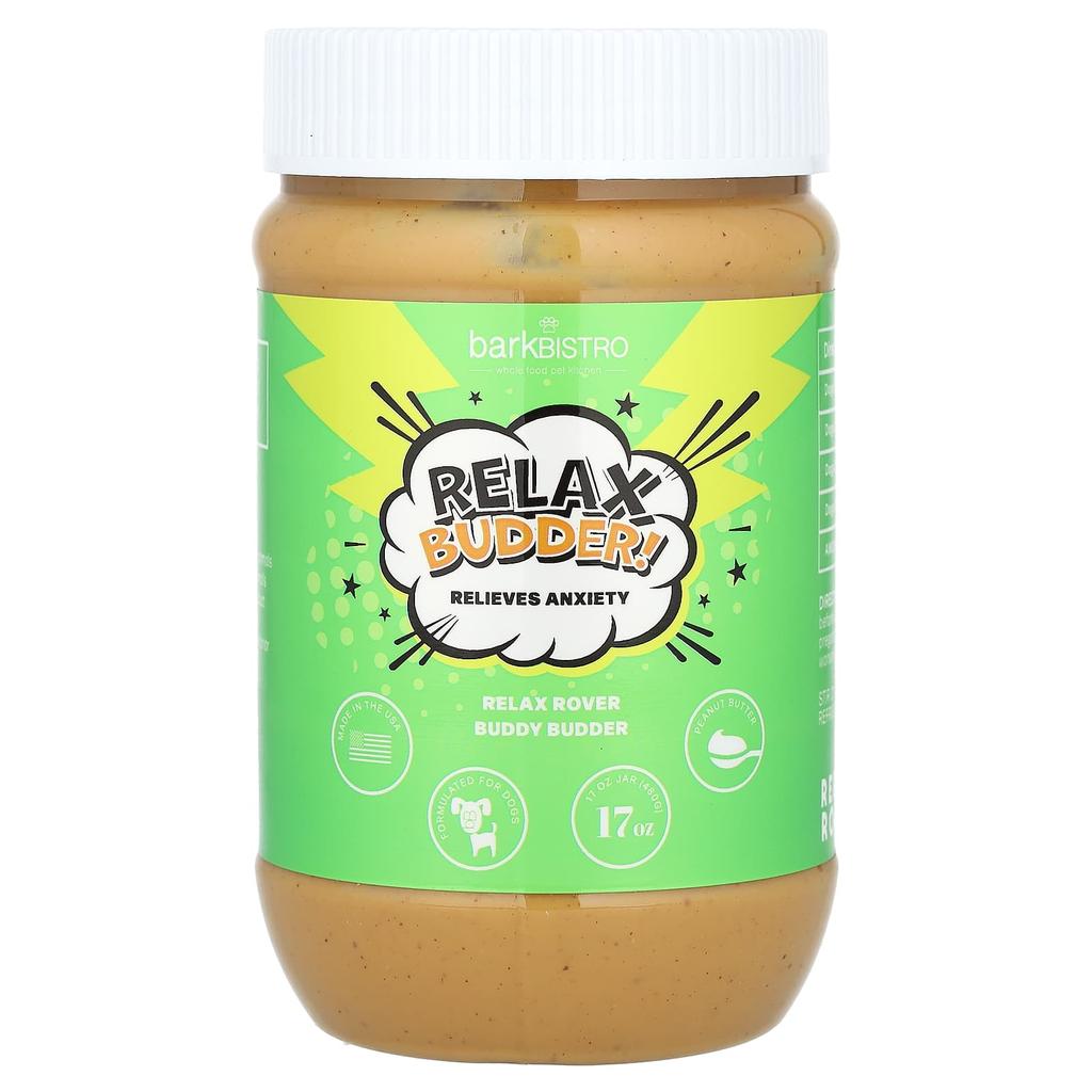 Relax Budder, Dog Food, Peanut Butter, 480G(17Oz)