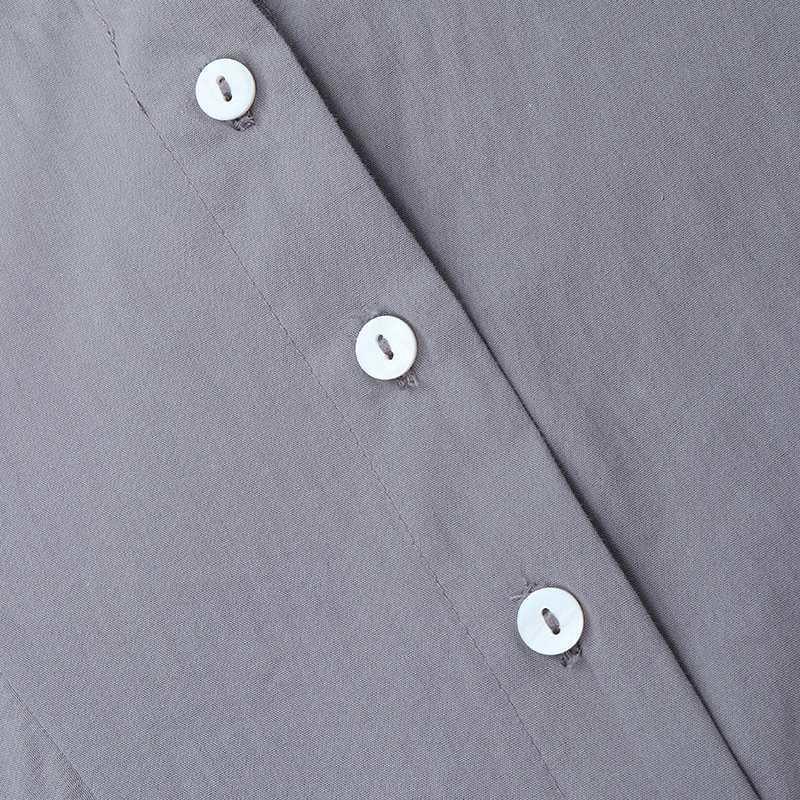 GMXIA Stile Tempo Libero Primaverile Cardigan Retrò Girocollo Abito a Svasatura Larga per Donna