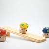 Comomg Acorn and Mushroom Wooden Made In for 004 Set, Toy, Japan, Children, Com-donset
