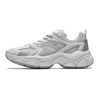 Millennial Generation Low Top Casual Chunky Sneakers Women's Cumulus Gray/Silver 122618818-2