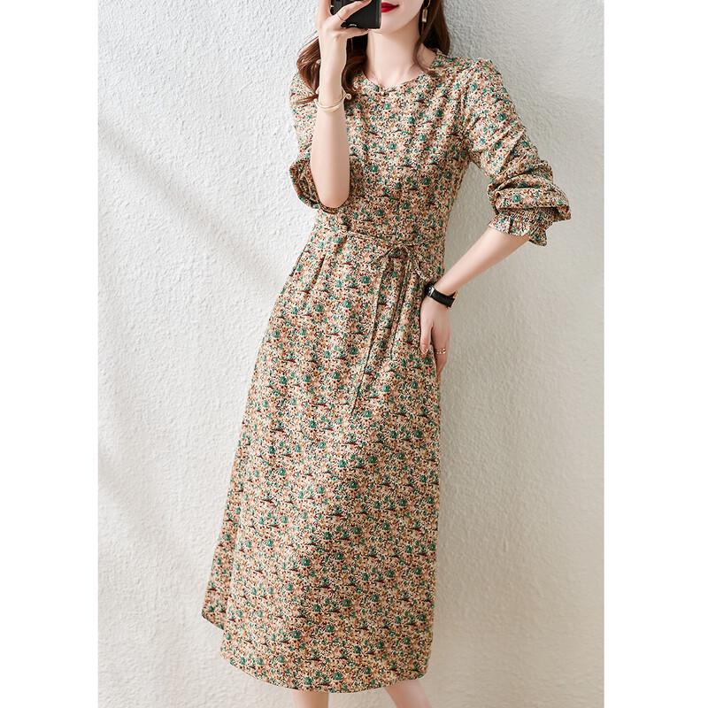 

Firstview Women s Urban Casual Midi Dress S