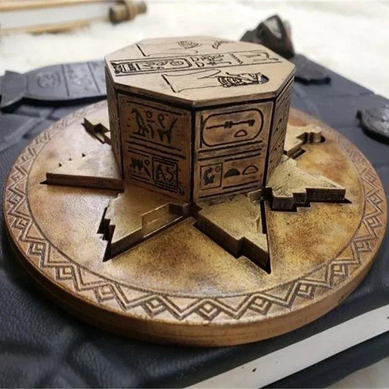 Book of The Dead Ancient Egypt Key of Hamunaptra The Mummy Home Decor Resin Crafts Ornaments Easter Decoration Prop Storage Box