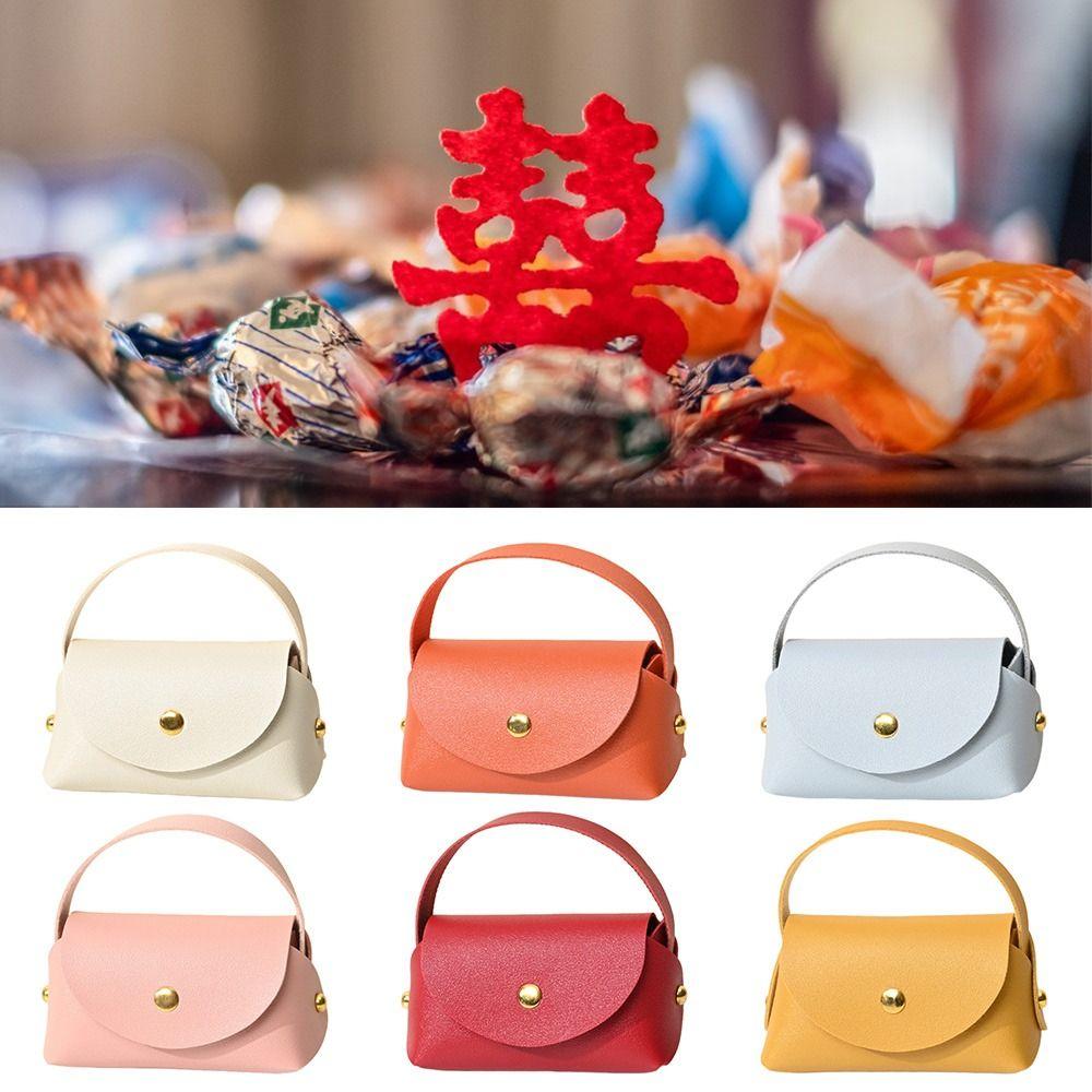 

2шт кожаный мини-подарочный пакет ручные упаковочные пакеты креативная свадебная подарочная коробка на Рождество