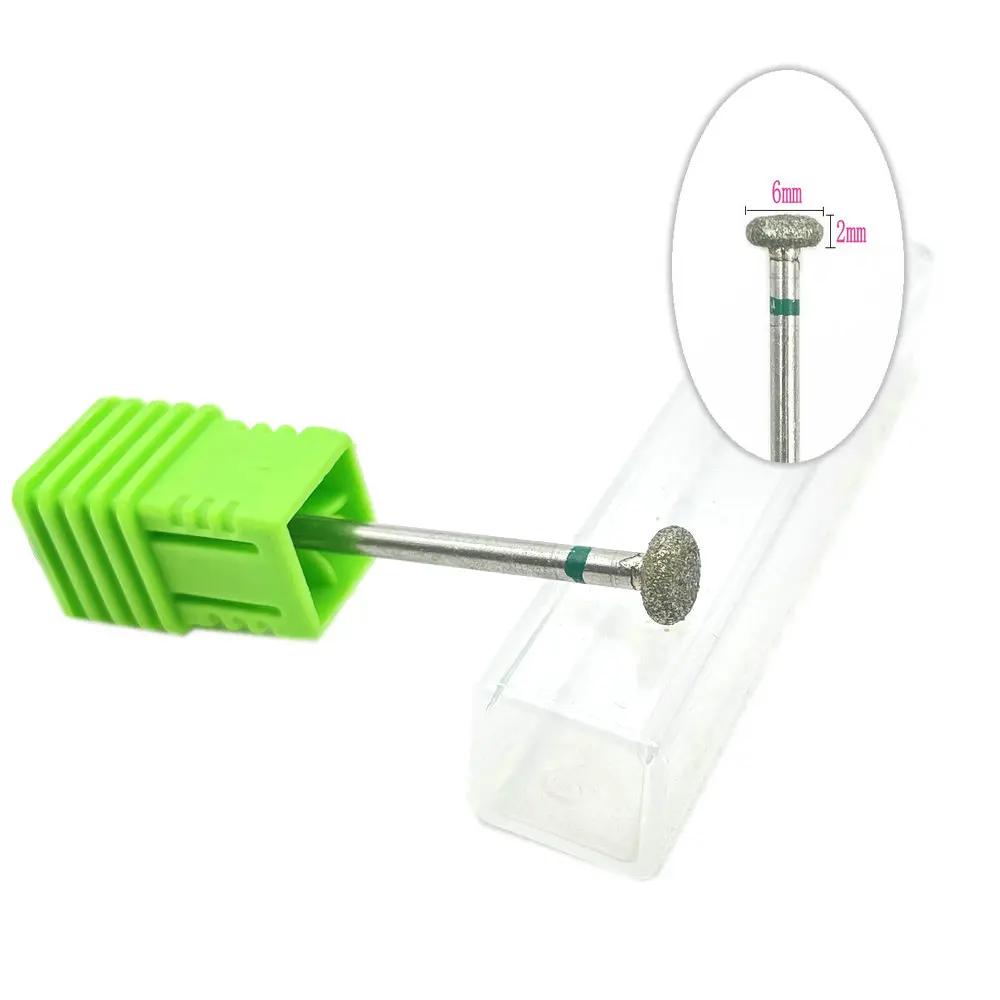 20pcs Diamond Nail Drill Milling Cutter for Manicure Rotary Bits Cuticle Clean Accessory Dental Diamond Burs Polisher 2.35mm