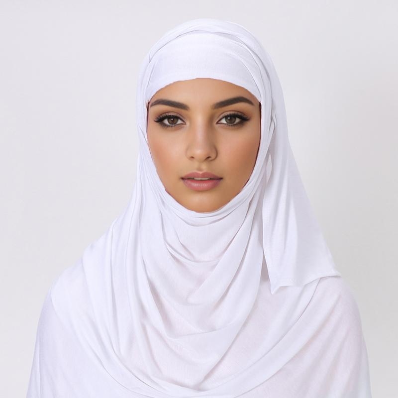 Design Pin Free Instant Jersey Hijab Women Jersey Bonnet Islam Shawls And Wraps Bonnet Hijab Underscarf Cap Foulard Femme