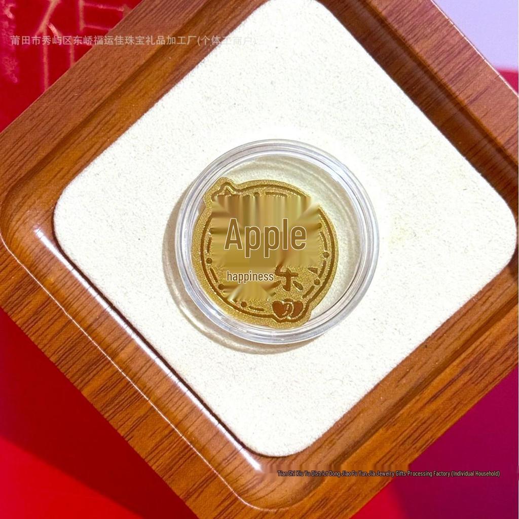 Pure Gold 999 Horse Year Phone Sticker for Wealth and Health - Popular Douyin Live Seller