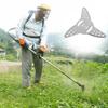 3 Teeth Grass Trimmer Cutter Heads Stainless Steel Weed Eater Head Brush Cutter Trimmer