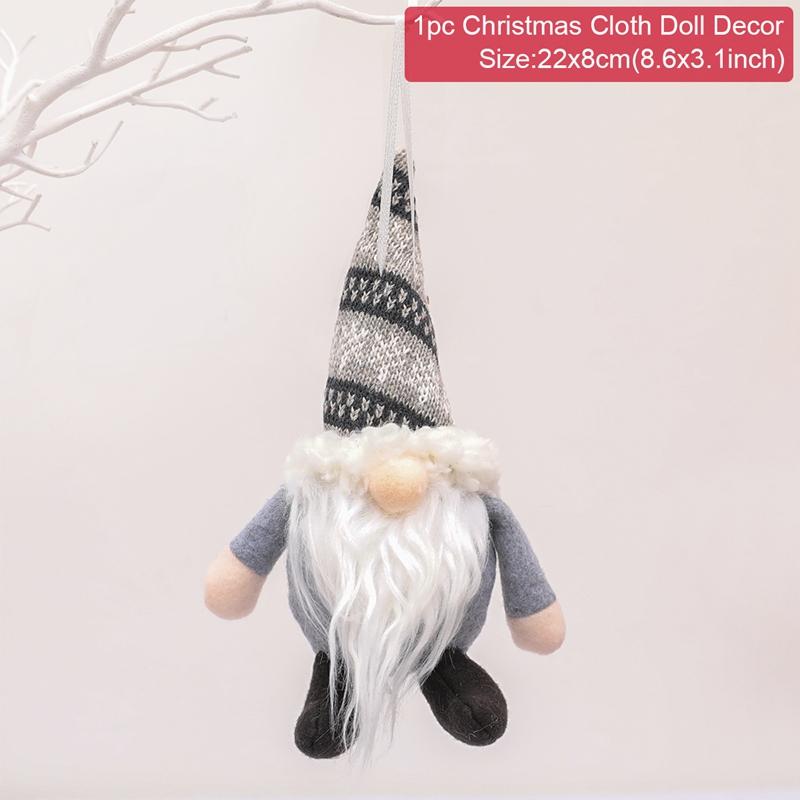 Santa Claus Doll Chirstmas Decorations Home 2025 Decor Table Elk Doll Christmas Ornaments Xmas Navidad Gifts Happy New Year 2026