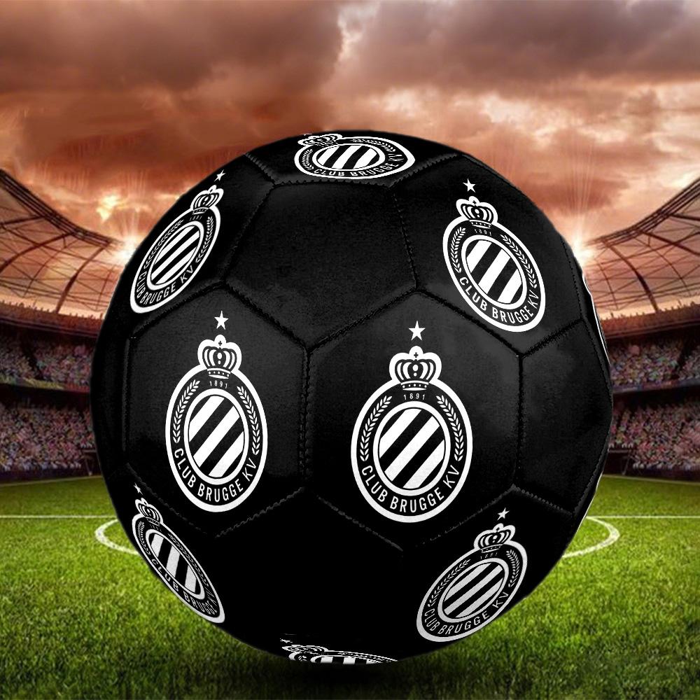 Pallone da Calcio Club Brugge KV Colorato Per Tutte le Età Cucito a Macchina PVC Pronto per la Competizione Resistente Alto Rimbalzo.TAGLIA5