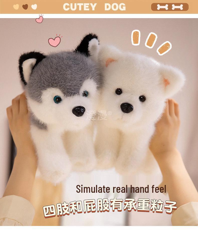 Cute Plush Dog Toy: Husky, Golden Retriever, Labrador, Shepherd for Kids' Comfort