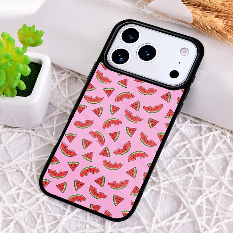 Cute Watermelon Pattern Phone Case for iPhone 17 Air 16 15 11 12 14 13 Pro Max Shockproof Cover
