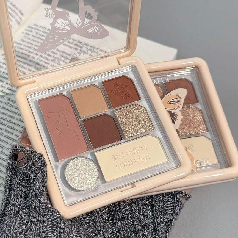 Art Value - Butterfly Pact Series Multi-Purpose Eyeshadow Palette - 3 Types