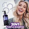 Purple Shampoo for Blondes, Purple Shampooing Blonde Hair Perfector, 3 in 1 Shampoo Neutralises Yellow Tones, Coloured or Highlighted Hair, 300ml