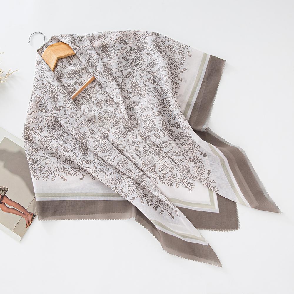 

51 цвет Малайзия Тудунг Бавал Цветочный принт Хиджаб Лазерная резка Края Головной платок Премиальный хлопок Вуаль Мягкий Модный Мусульманский Квадратный Шарф