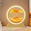 With 7 Colors Home Decor Desktop Ornament Quicksand Painting Sandscape Lamp Hourglass Light