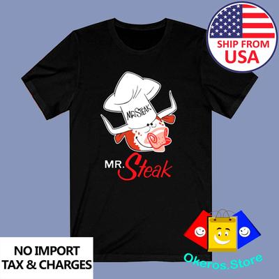 MR. STEAK Men's Black Size S To 3XL